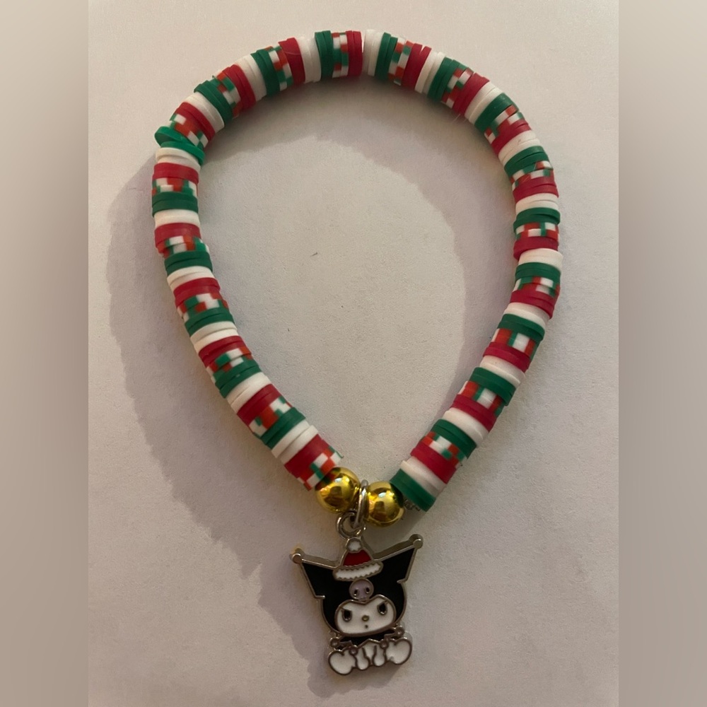 Kuromi Christmas bracelet